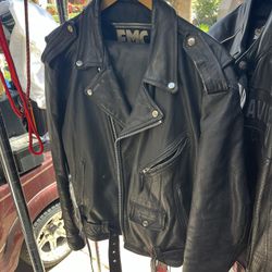 Old School Leather Jacket And Chaps 