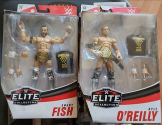 Wwe nxt tag team champions Mattel Bobby Fish & Kyle O' Reilly figures undisputed era red dragon