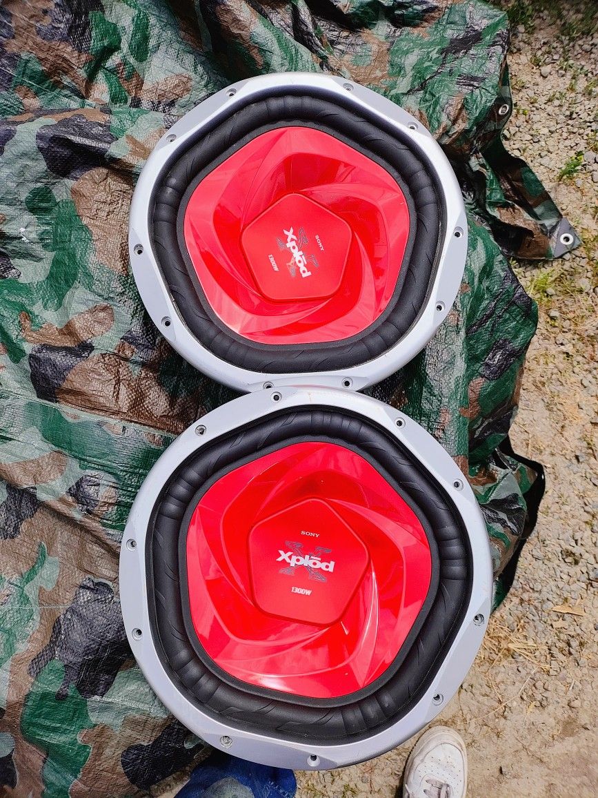 12" Sony xplod Sub Woofers