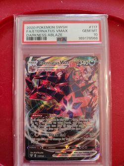 PSA 10 Eternatus VMAX Full Art Pokemon Card