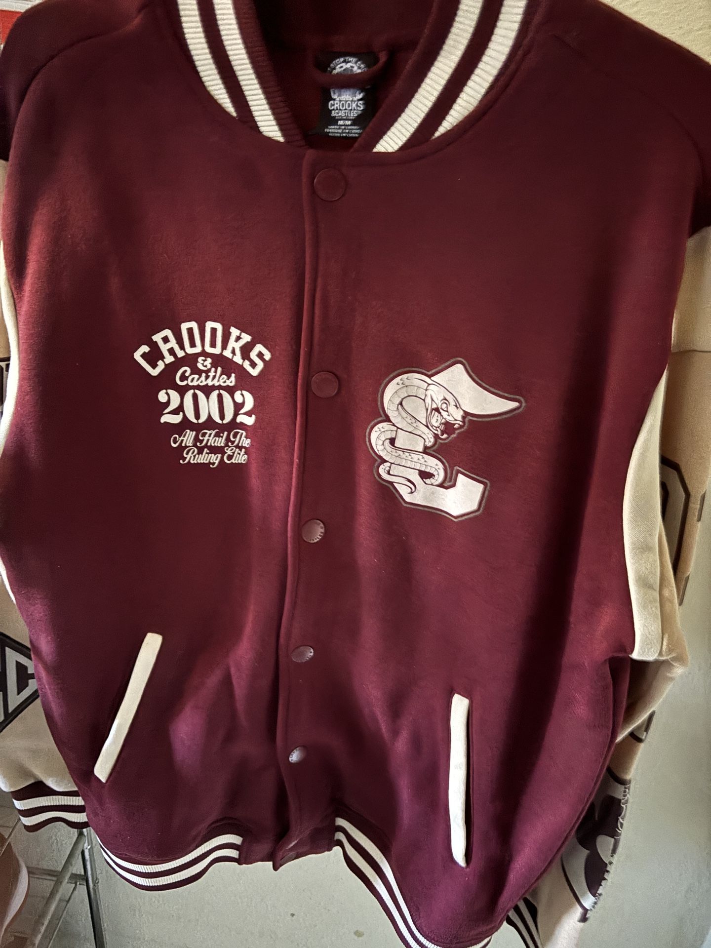 Burgundy Varsity Jacket