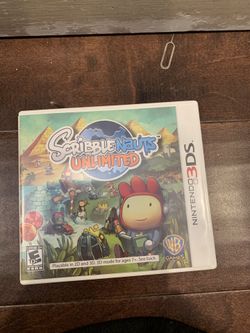 Nintendo 3ds scribbleNauts unlimited Scribble Nauts