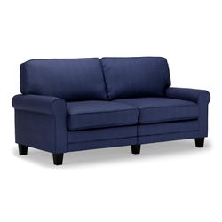 New in box Serta Copenhagen 73 Sofa Couch Pillowed Back Cushions and Rounded Arms