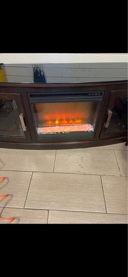 Electric Fireplace TV Stand Console