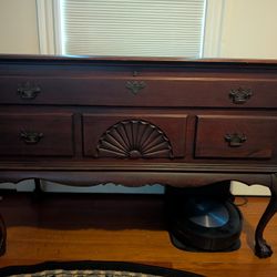 Loved Antique Clawfoot Tall Boy Cedar Chest