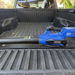 Kobalt 80v 630-CFM 140-MPH Cordless Battery Handheld Leaf Blower (TOOL ONLY)