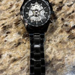 Black And Silver Watch