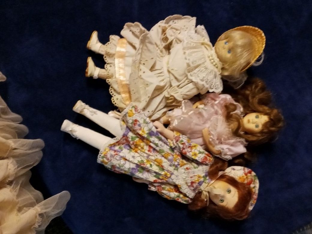 Possibly Antique Porcelain Dolls