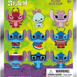 Disney Stitch Plush Bag Clip 