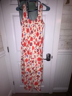 long floral dress