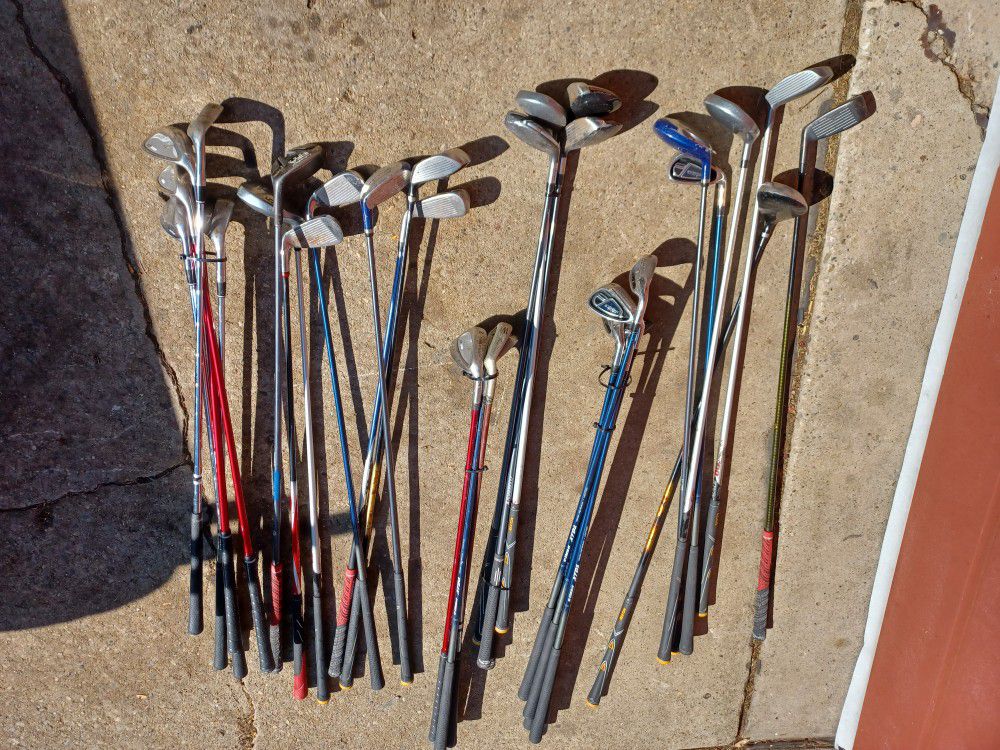 32 Various Used Golf Clubs, $1 Each Or All For $25