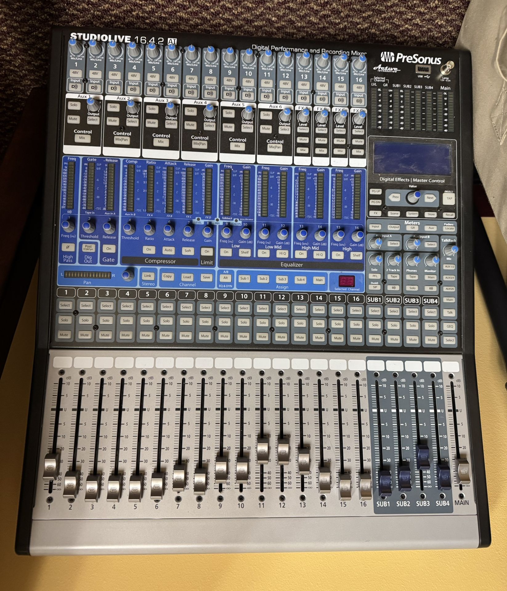 PreSonus StudioLive 16.4.2AI Digital Mixer – 16-Channel Board