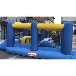 LITTLE TIKES ULTIMATE OBSTACLE COURSE BOUNCE HOUSE INFLATABLE SLIDE