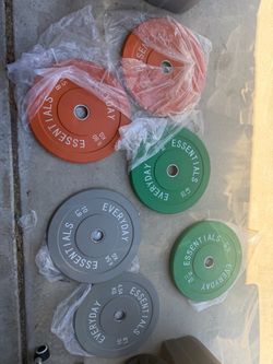 Brand new bumper Olympic weight plates