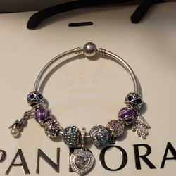 Pandora Bracelet With Charms 