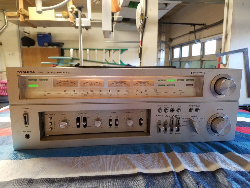 Vintage toshiba sa-7100 receiver