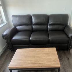 Leather Couch 