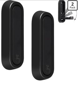Folding Wall Hooks, 2 Pcs Foldable Black Coat Hooks Heavy Duty Foldable Hook Bathroom Towel Hooks Robe Hooks Wall Mounted for Hanging Coat Towels Clot