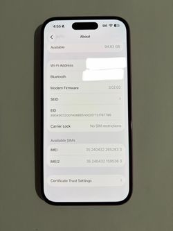 Unlocked iPhone 16 128gb 100%
