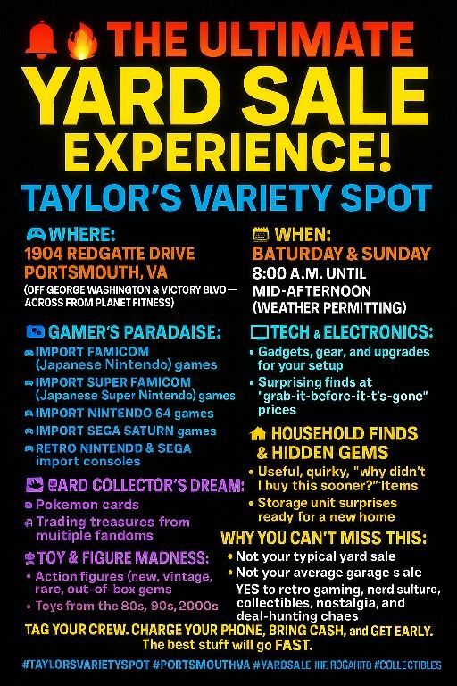 Epic Yard Sale