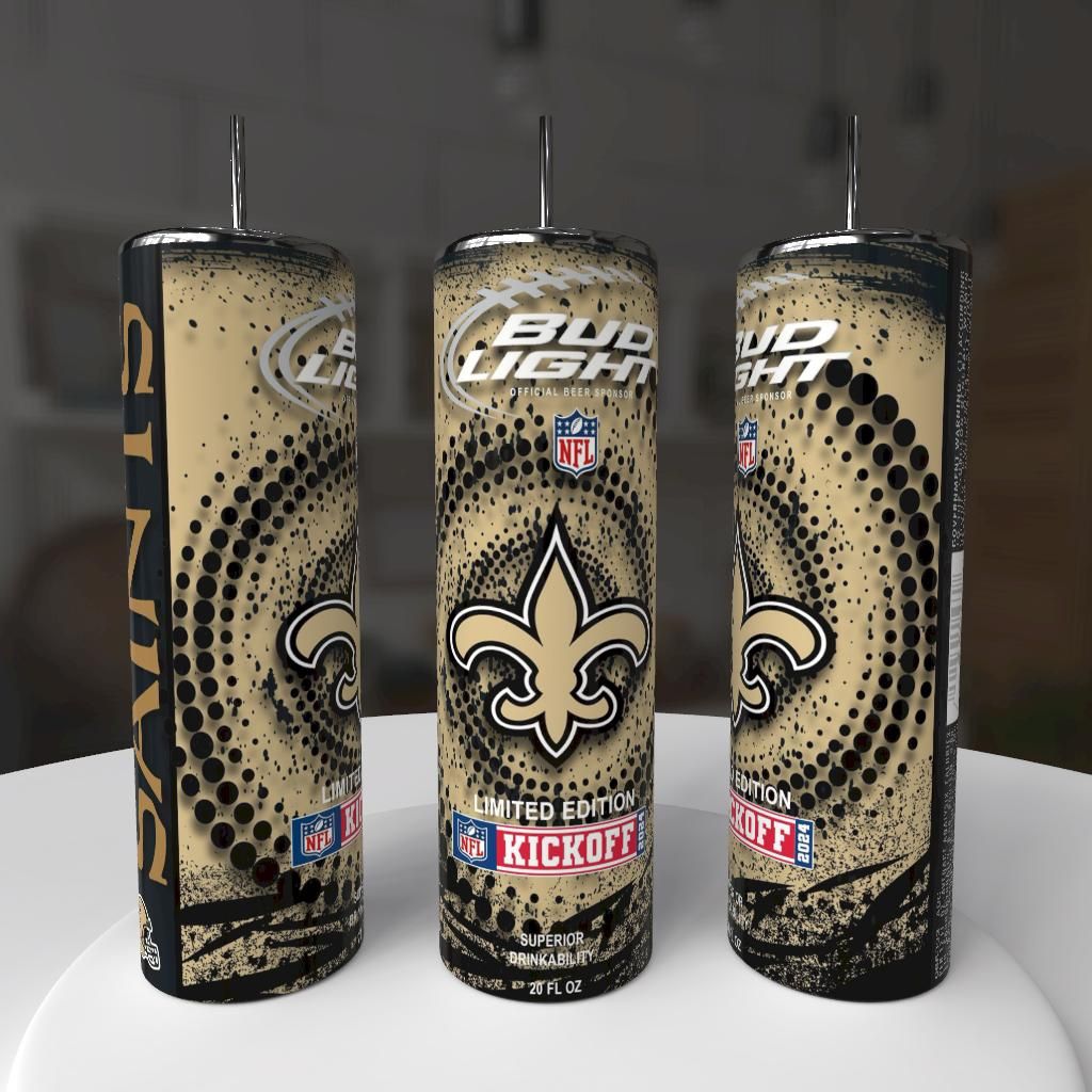 New Orleans Saints Football Tumbler