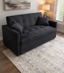 Modern Convertible Sleeper Sofa Bed – Full Size Pull-Out Bed