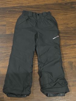 Kids Black Snow Ski Pants