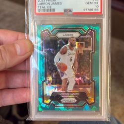 Extremely Low Pop Card. Teal Ice LeBron