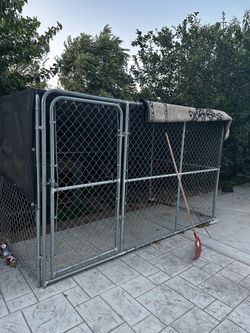 Chain Link Dog Kennel
