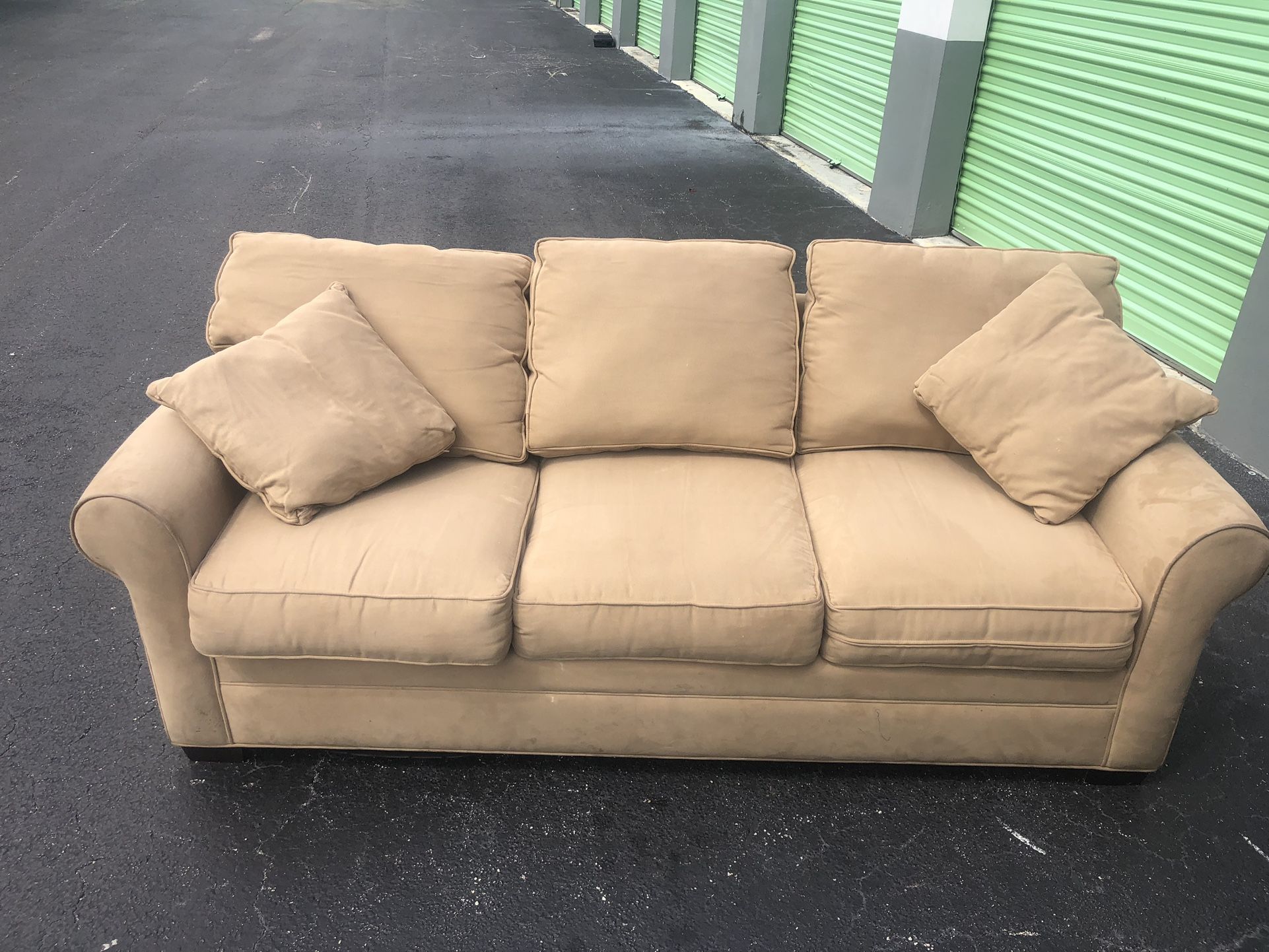 Tan Sofa Couch 