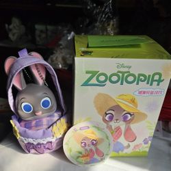 Disney Zootopia Romantic Flower Basket pendant blind box 