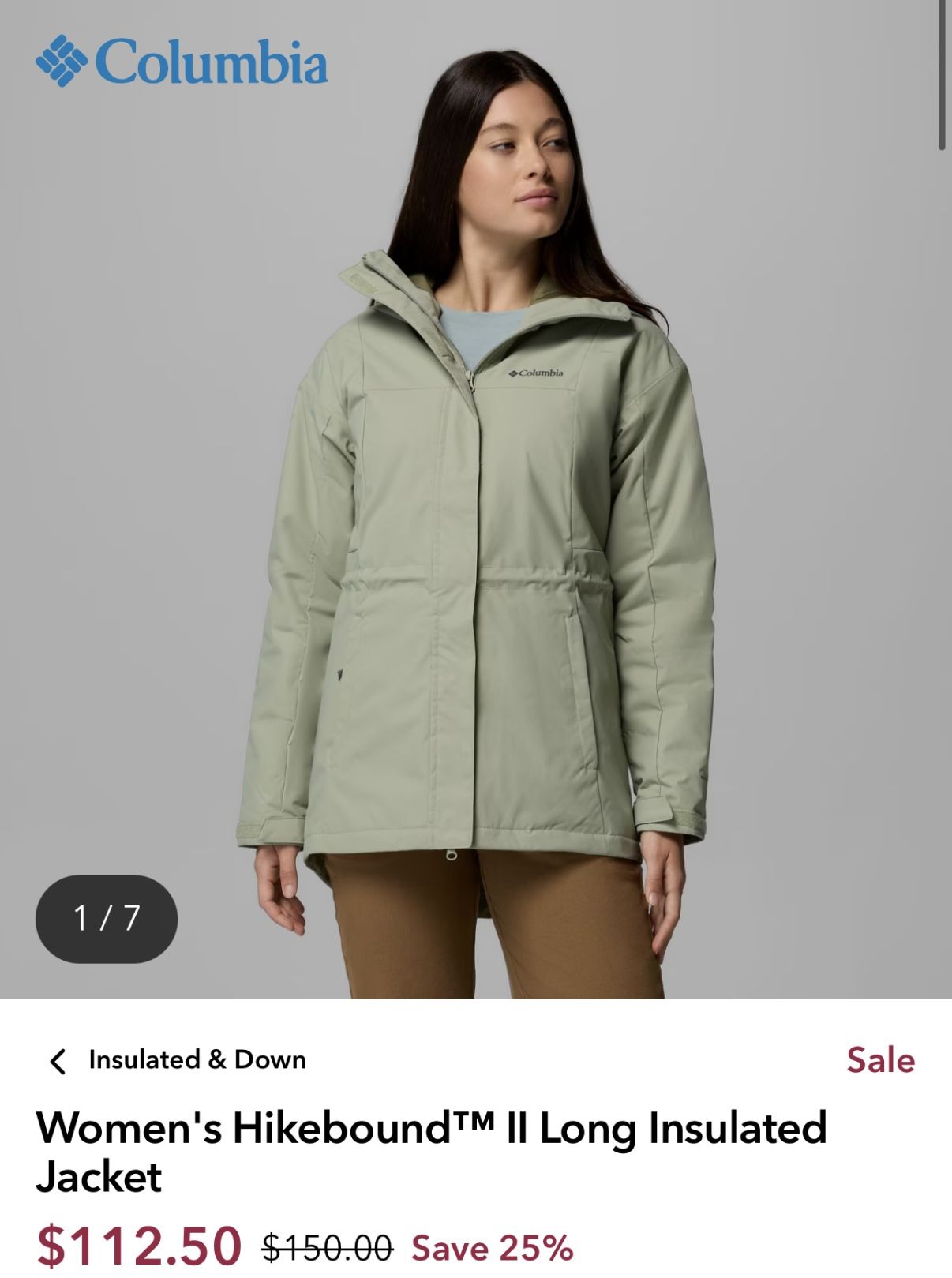 Columbia Insulated Jacket