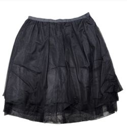 Isaac Mizrahi for Target Size Large Black Tulle A-Line Skirt