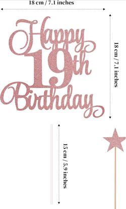 19th Birthday Party Decorations
