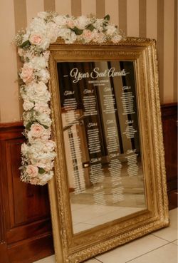 44x60 Mirror Seating Chart For Sale