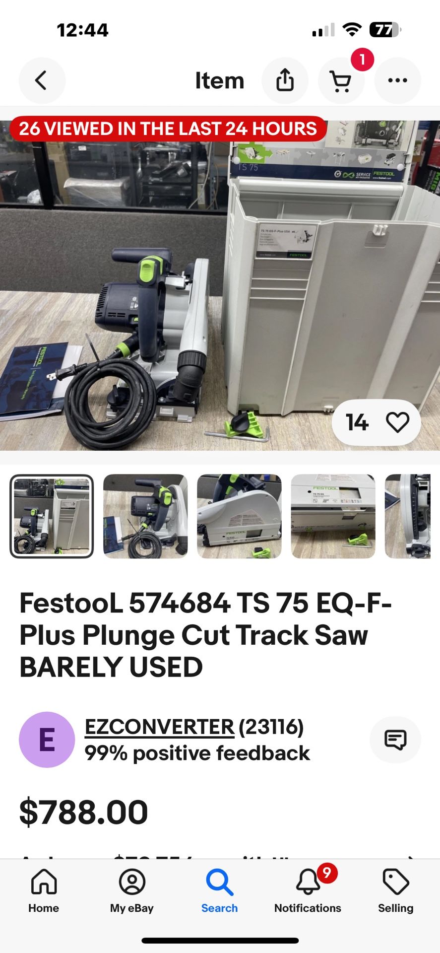 Festool TS75 Track Saw