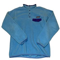 Patagonia Snap T Women M Blue Sweater 