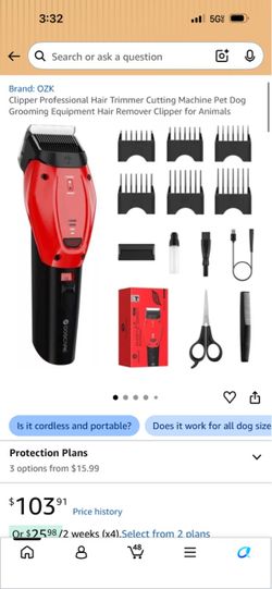 OZK DogCare Professional Pet Hair Clipper Kit