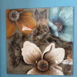 Summer Blooms Oil On Canvas