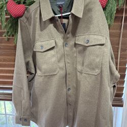 Jeremiah American Legacy Men’s Button Up Shirt Jacket 