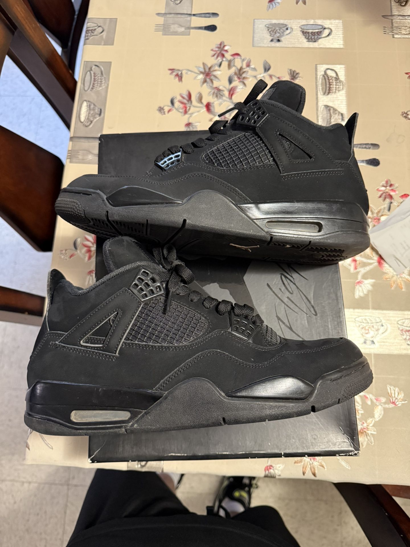 Air Jordan 4 Black Cat Size 11 (2020 Pair)