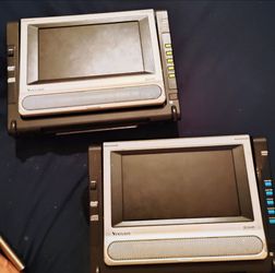 Set of portable DVD players