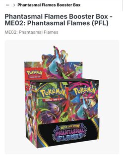 Pokemon Phantasmal Flames Booster Box