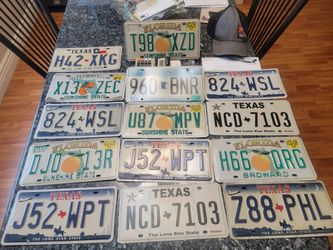 Different State Licenses Plates