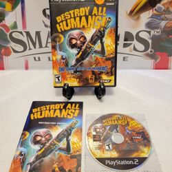 Destroy All Humans PS2 Sony PlayStation 2 CIB Complete Black Label