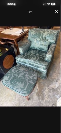 Chair and ottoman excellent condition