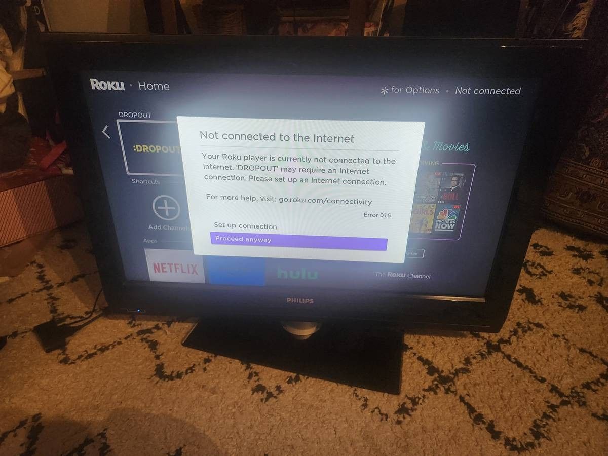 Philips television - 37" Full HD lcd with HDMI & USB - $225