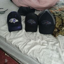 3 Ravens Hats $55