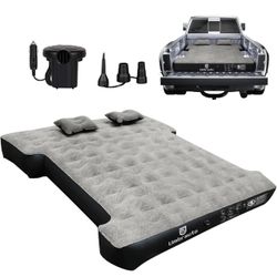 Air Mattress for 6-6.5 ft Full-Size Short Truck Beds, Inflatable Truck Tent Airbed with Pump, Pickup Camper Air Bed for Camping BRAND NEW