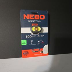 New Nebo Mycro 500+ Headlamp And Cap Light